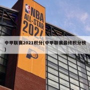 中甲联赛2021积分(中甲联赛最终积分榜)