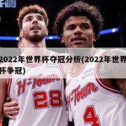 2022年世界杯夺冠分析(2022年世界杯争冠)