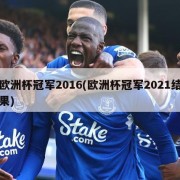 欧洲杯冠军2016(欧洲杯冠军2021结果)