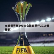 女篮世界杯2019(女篮世界杯2019赛程表)