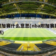 nba附加赛什么意思(nba附加赛属于什么赛制)